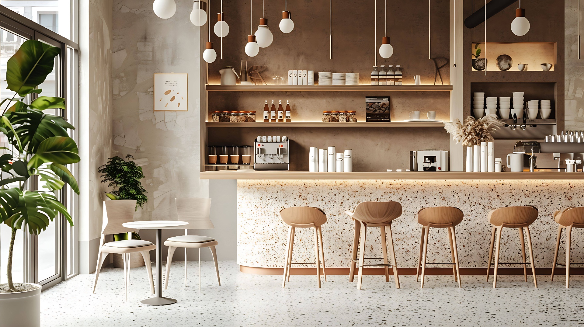 Tavia interior with warm natural light